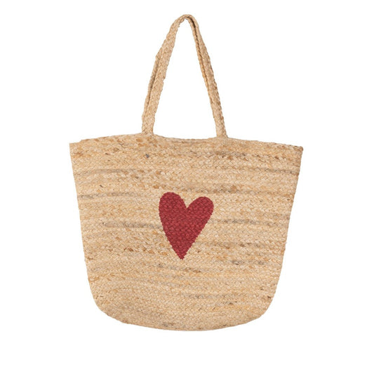Red Heart Jute Tote