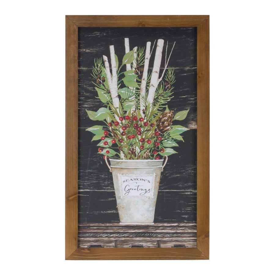 Potted Pine & Foliage Frames