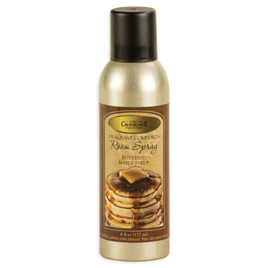 Crossroad Candles | Buttered Maple Syrup Home Fragrance Spray | 6 oz