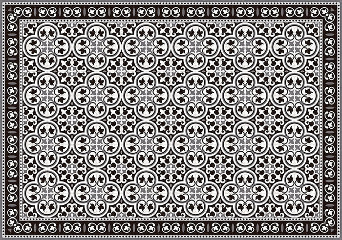 Vintage Vinyl Floorcloth- Pinta