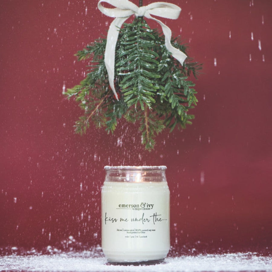 Kiss Me Under The... Candle | 24 oz Jar