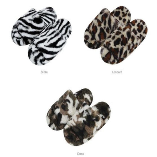 Snoozies! Jungle Fever Slides - Women's