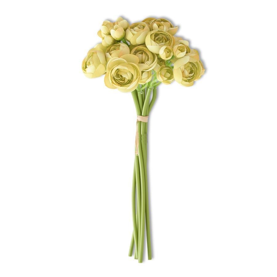 11" Mini Yellow Ranunculus Bundle
