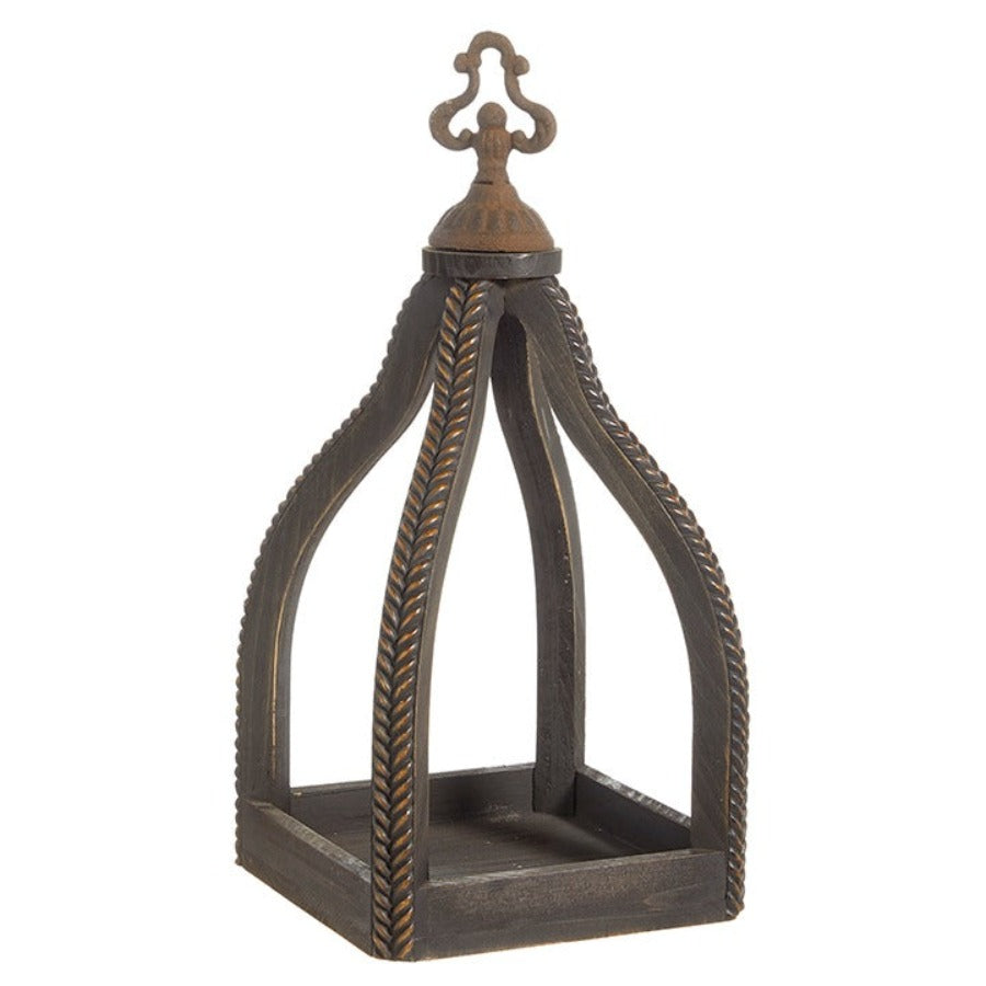 17" Herringbone Applique Lantern