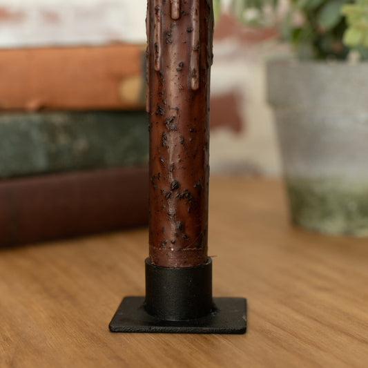 Black Metal Taper Candle Holder