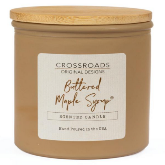 Crossroads Candle | Buttered Maple Syrup Candle | 14 oz Jar