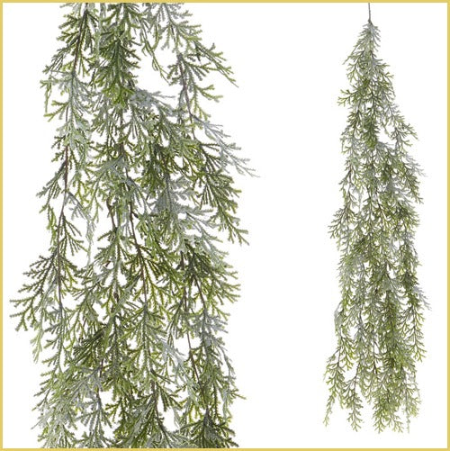 4' Iced Cedar Garland