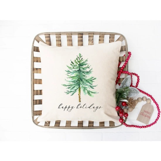 Happy Holidays Pillow