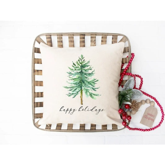 Happy Holidays Pillow