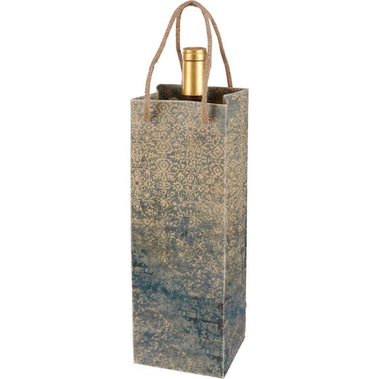 Indigo Scroll Gift Bag