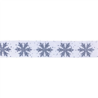 Snowflake Wired Ribbon