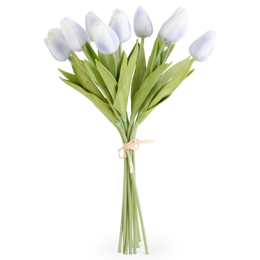 13.5" Blue Real Touch Tulip Bundle