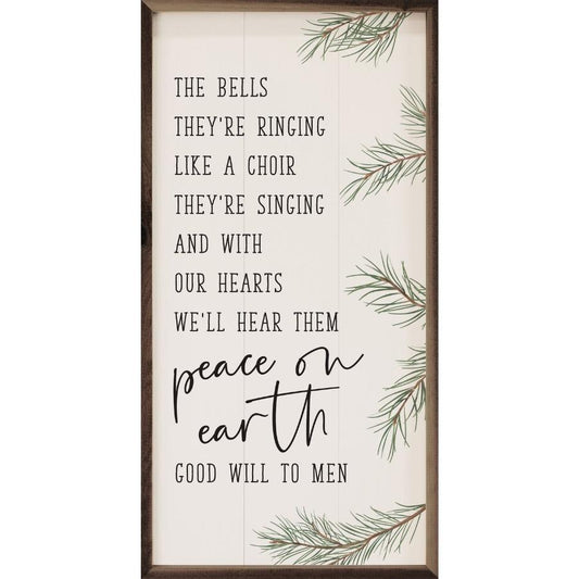 Peace On Earth Good Will To Men Framed Picture