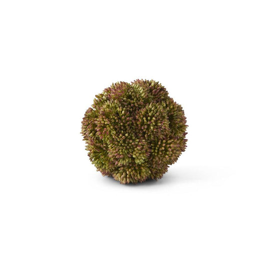 4" Dark Green Sedum Ball