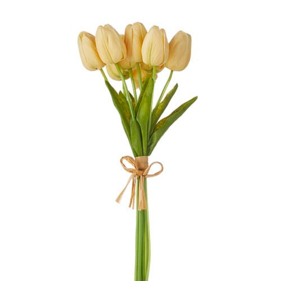 15” Real Touch Yellow Tulip Bundle