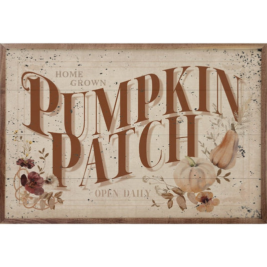 Home Grown Pumpkin Patch Framed Picture (16 x 10)