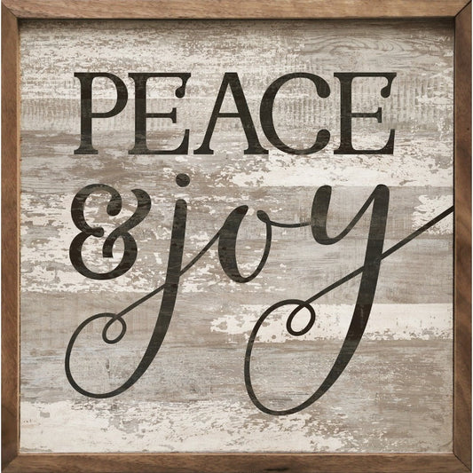 Peace & Joy Framed Picture