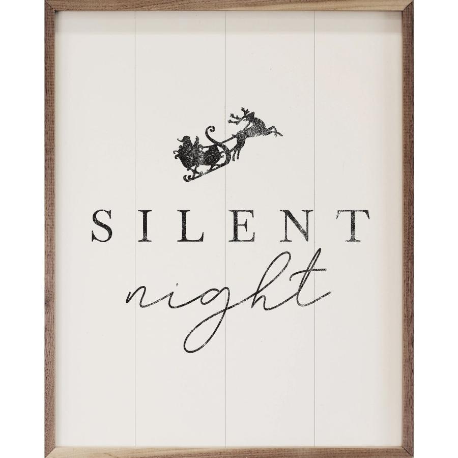 Silent Night Sleigh Framed Picture (16 x 20)