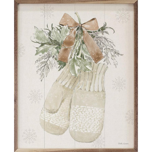 Simple Season Mittens Framed Picture (16 x 20)