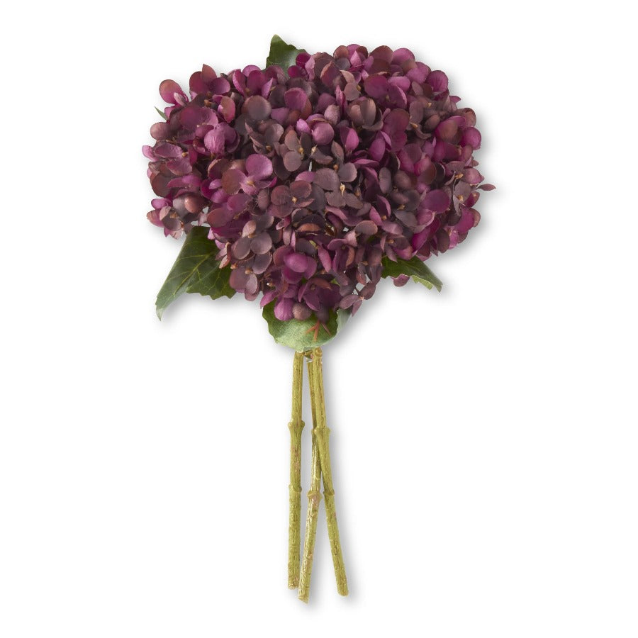 13" Purple Hydrangea Bundle