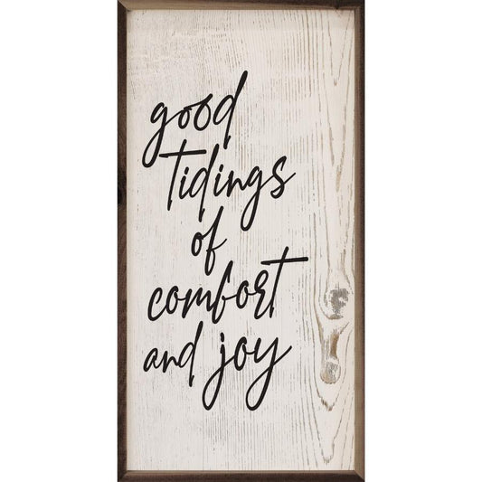 Good Tidings of Comfort Framed Picture (8 x 16)