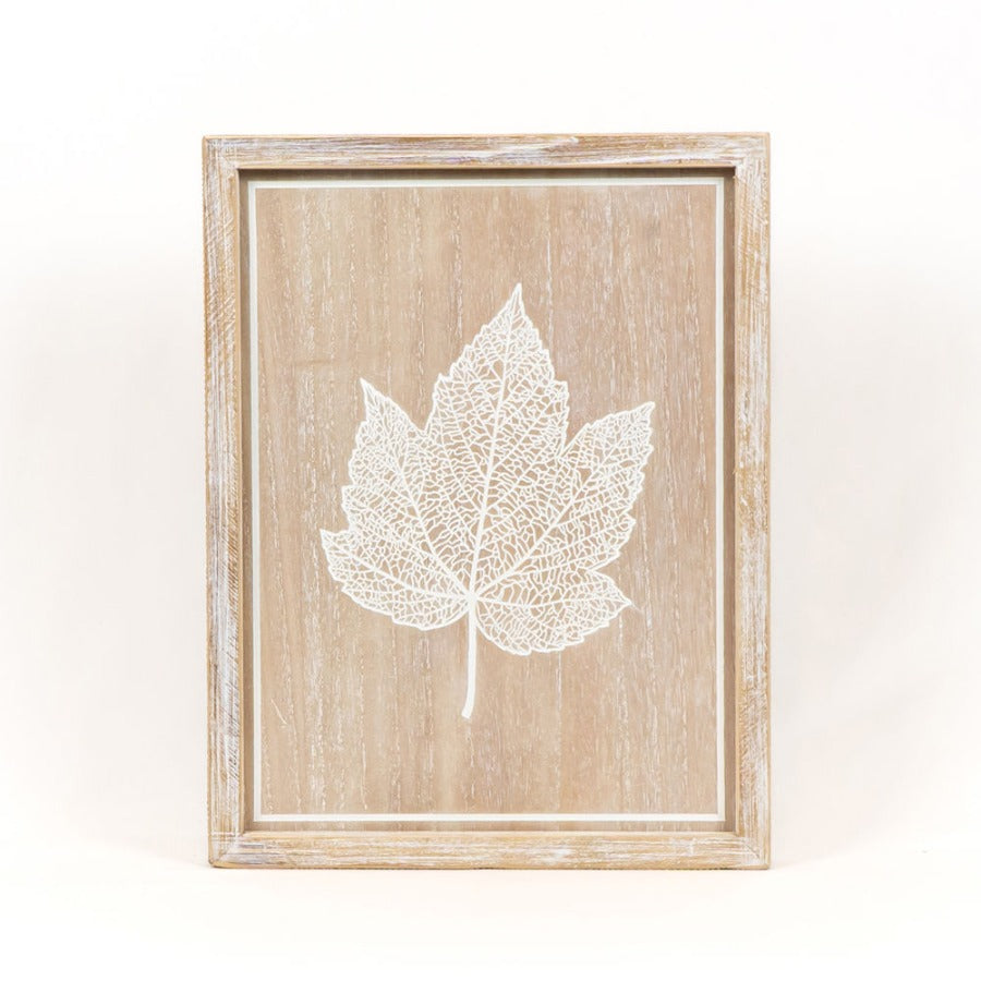 Tree & Leaf Reversible Framed Picture