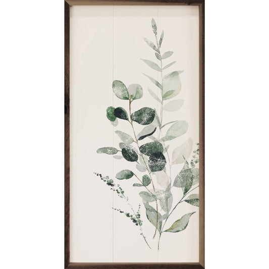 Distressed Greenery Bouquet Framed Picture
