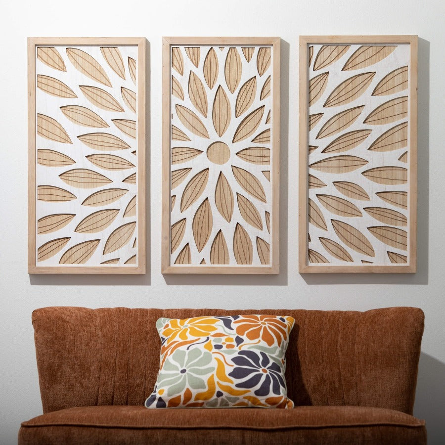 Flower Motif Wall Art