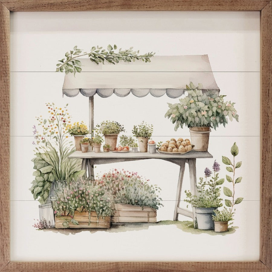 Herb Shed Framed Picture