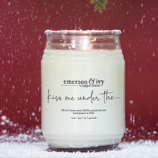 Kiss Me Under The... Candle | 24 oz Jar