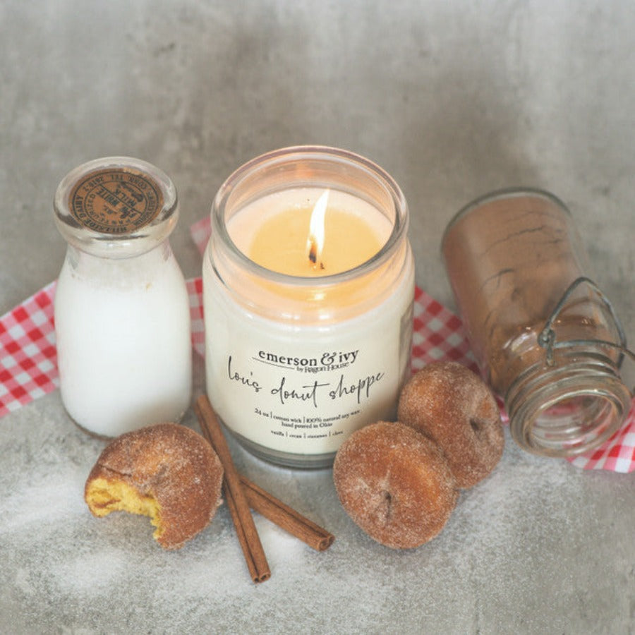 Lou's Donut Shoppe Candle | 24 oz Jar