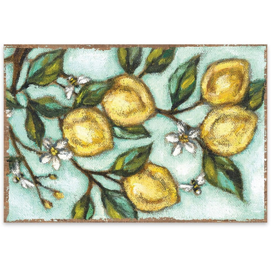 Lemons Paper Placemat Pad