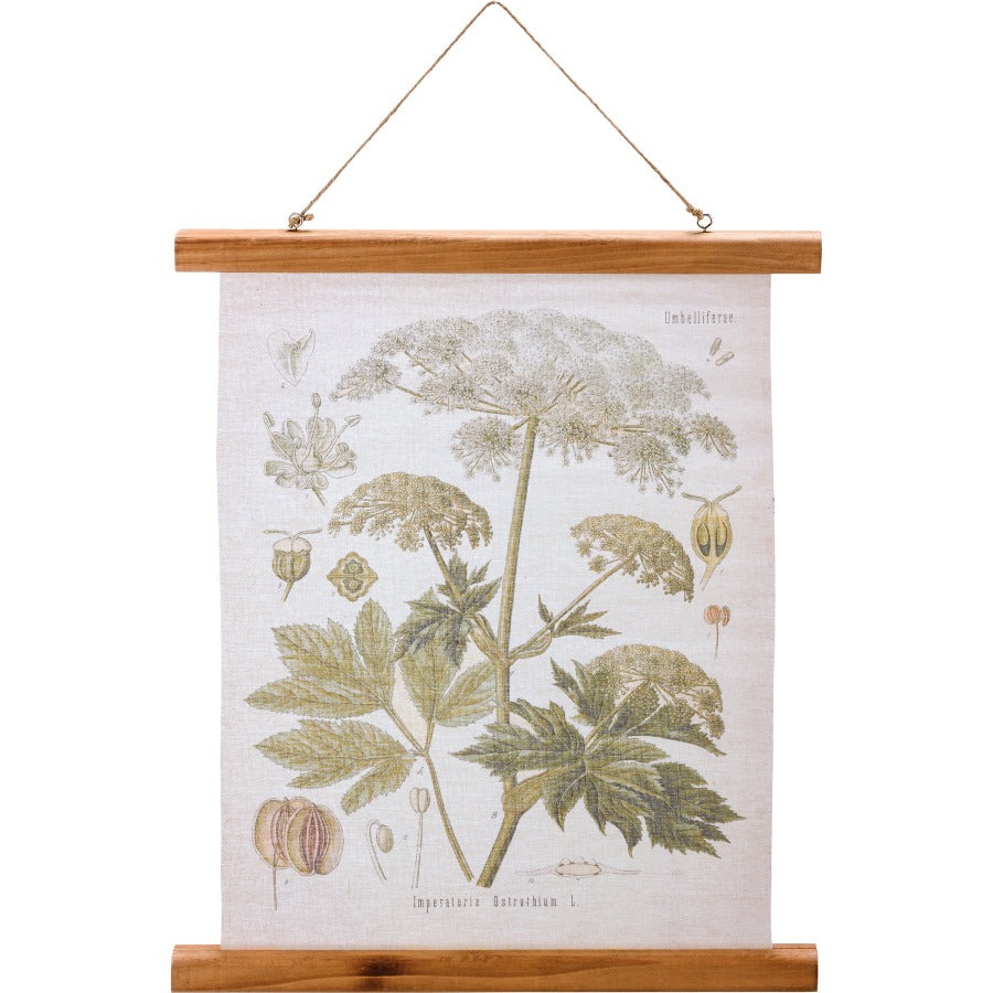 Queen Anne's Lace Wall Scroll