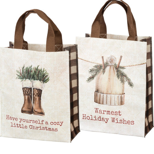 Warmest Holiday Wishes Tote (Double Sided)