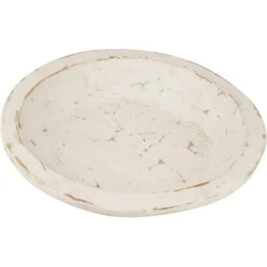 White Round Mini Dough Bowl