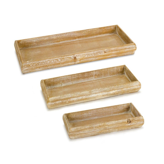 Distressed Wood Trays