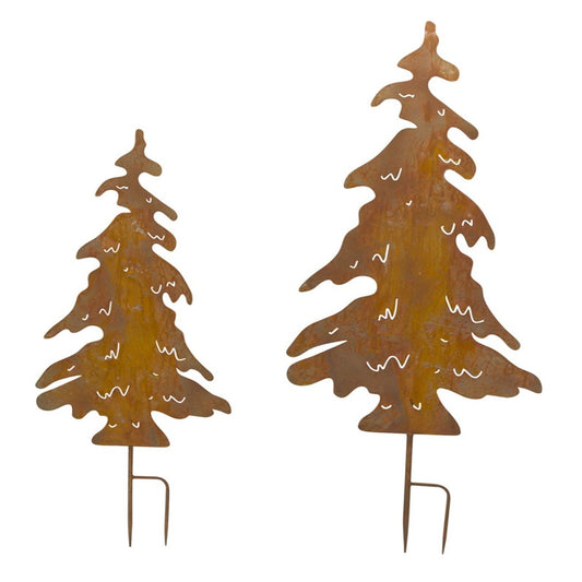 Iron Tree Cut Outs (Set of 2)