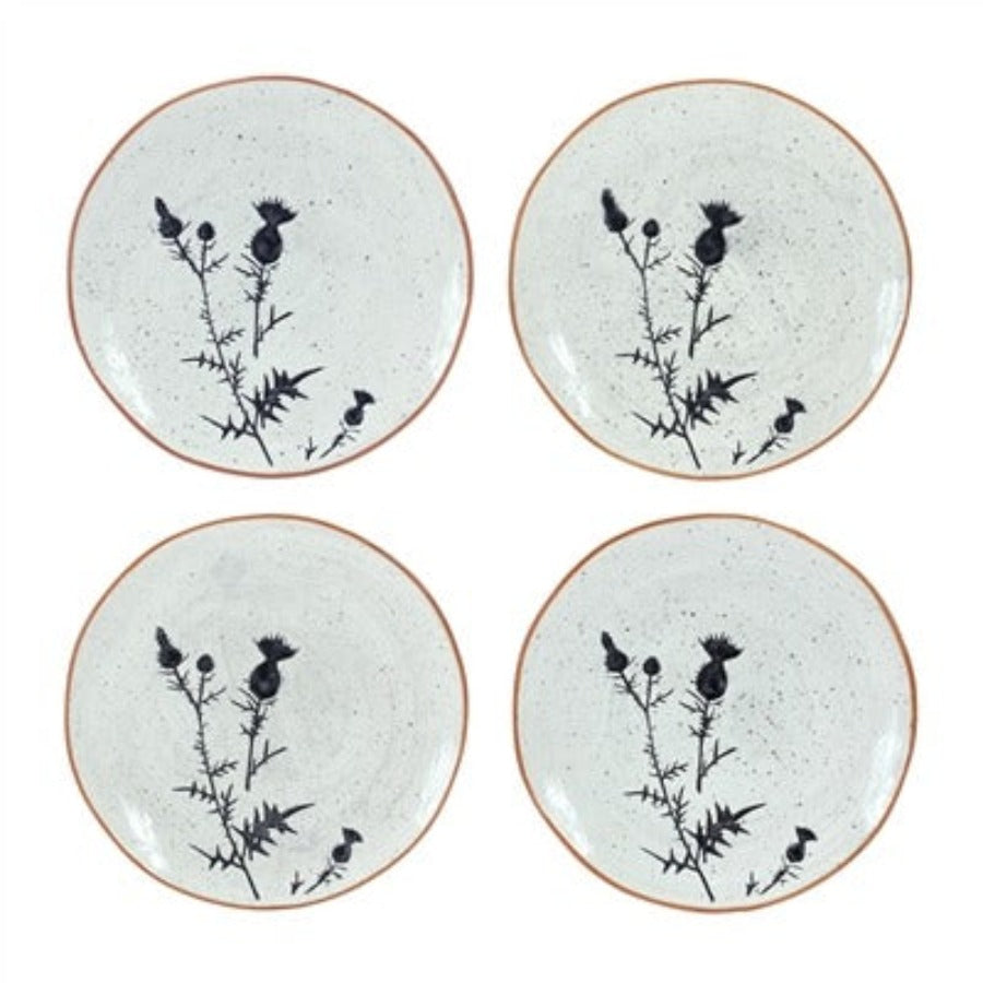 Floral Print Plates (Set of 4)