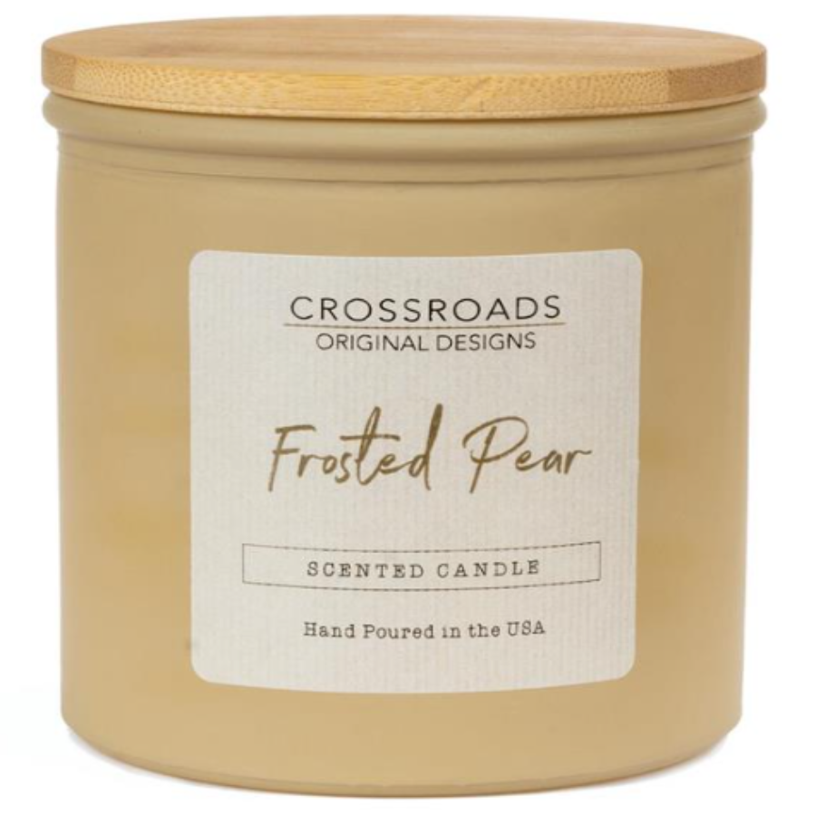 Crossroads Candle | Frosted Pear Candle | 14 oz Jar