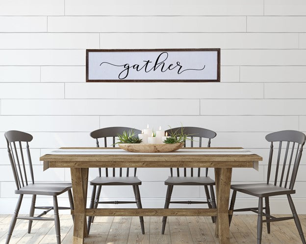 Gather Modern Farmhouse Sign