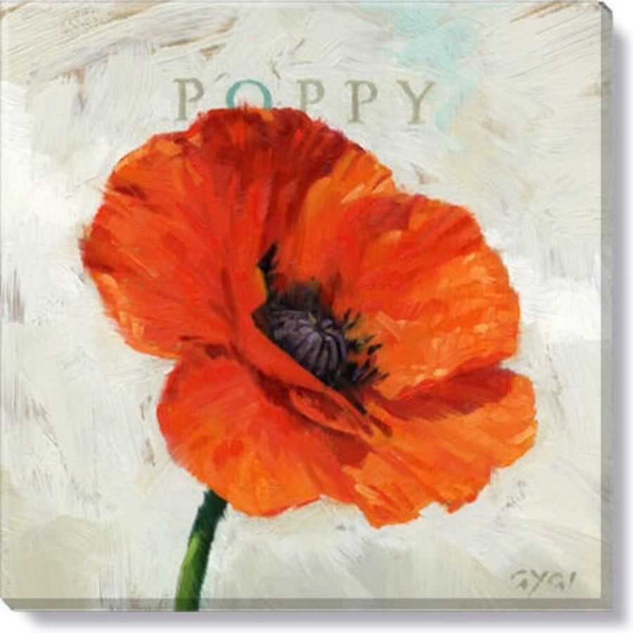 Poppy Giclee Canvas Wall Art