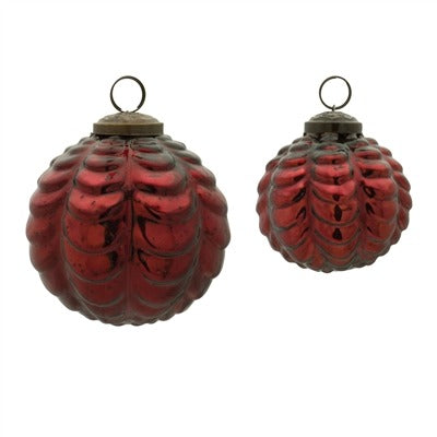 Red Ball Glass Ornaments