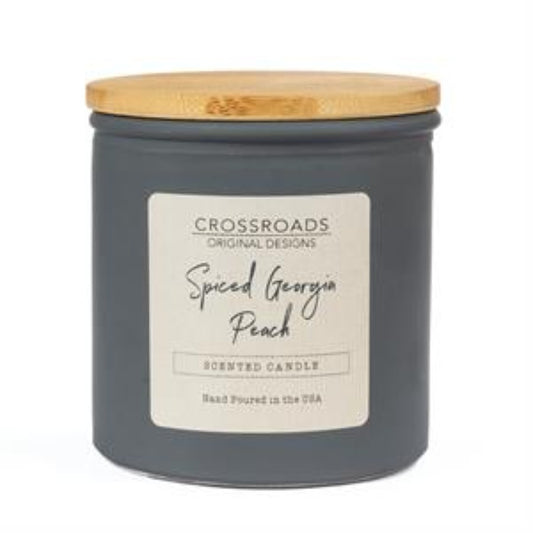 Crossroads Candle | Spiced Georgia Peach | 14 oz Jar