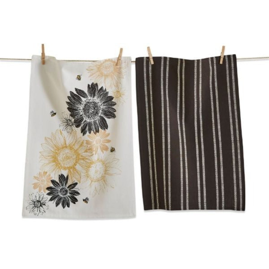 Sunflower Dishtowel- Set of 2