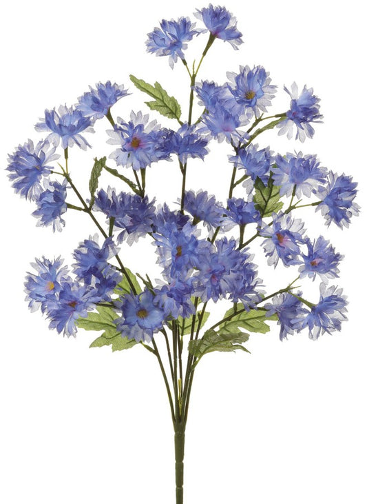 21" Blue Cornflower Bush