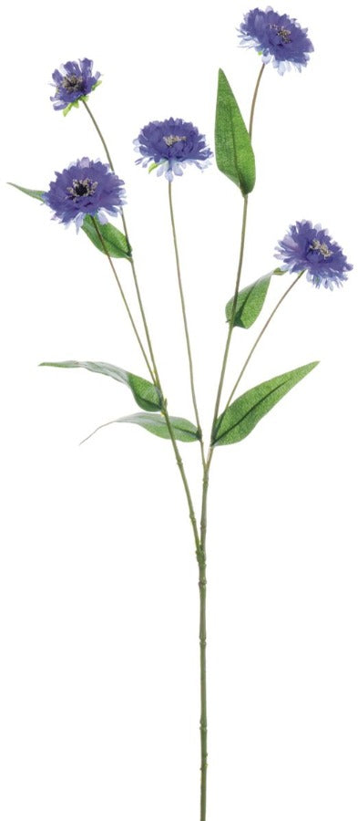 26" Delphinium Blue Cornflower Spray